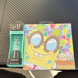 SpongeBob SquarePants Eyeshadow Palette and e.l.f. Primer Set